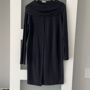 Brunello Cucinelli cotton draped long sleeves dress size XL